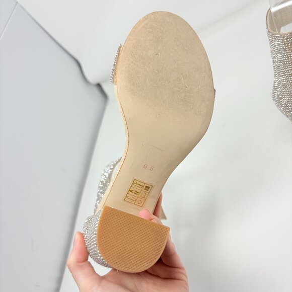 Jeffrey Campbell Lindsay Crystal Rhinestone Sparkle And Shine Heels Size 6.5 - Picture 11 of 12